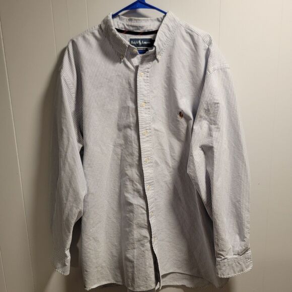 Ralph Lauren Men's 3XL Big Button Up Dress Shirt - Picture 1 of 6